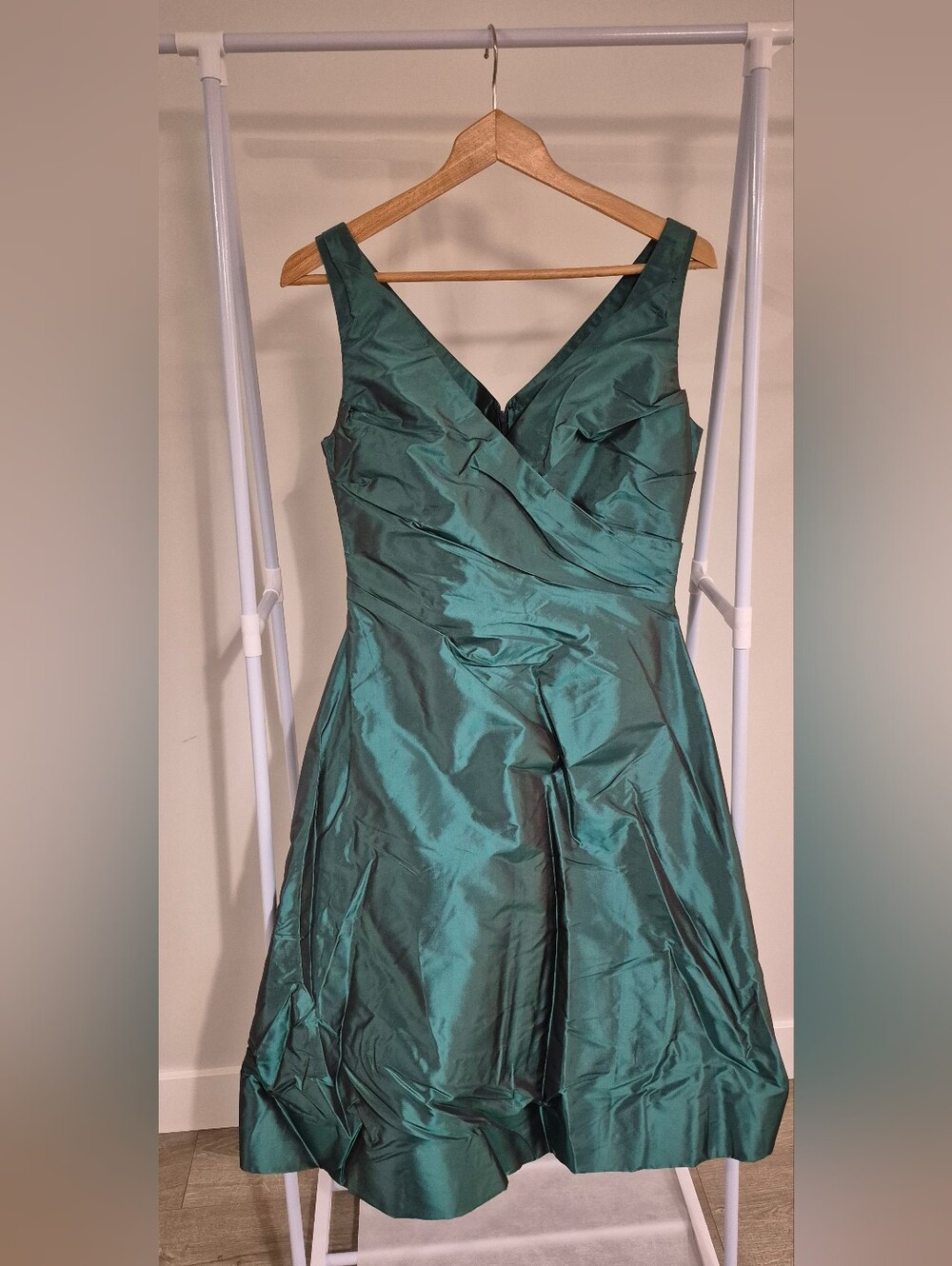 Catherine Regehr 100% Silk Emerald Dress